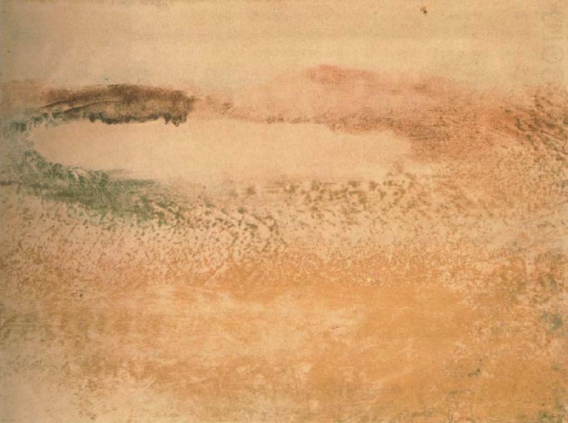 A Lake in the Pyreness, Edgar Degas